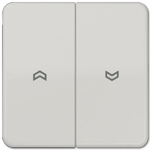 Лицевая панель Jung CD500 для 2-кл. выключателя жалюзи светло-серый картинка